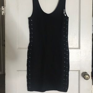 Black tight dress